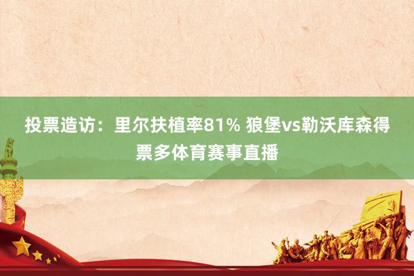投票造访：里尔扶植率81% 狼堡vs勒沃库森得票多体育赛事直播