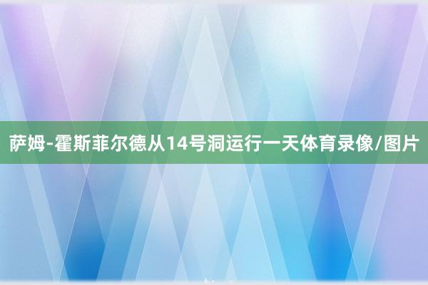 萨姆-霍斯菲尔德从14号洞运行一天体育录像/图片