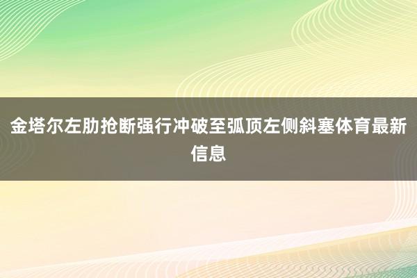 金塔尔左肋抢断强行冲破至弧顶左侧斜塞体育最新信息
