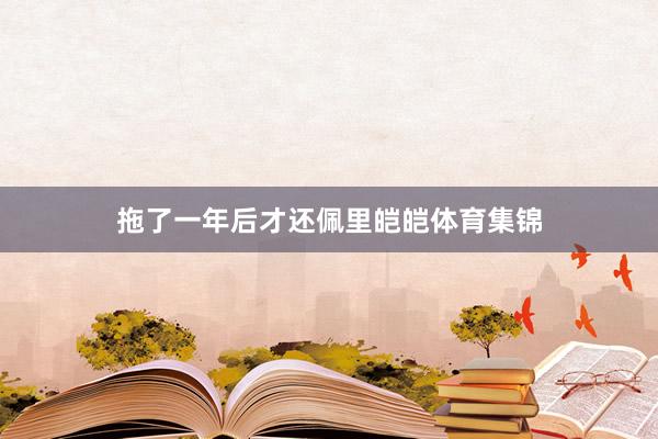 拖了一年后才还佩里皑皑体育集锦