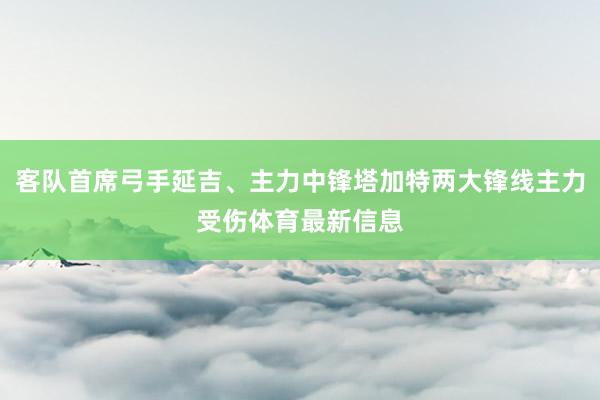 客队首席弓手延吉、主力中锋塔加特两大锋线主力受伤体育最新信息