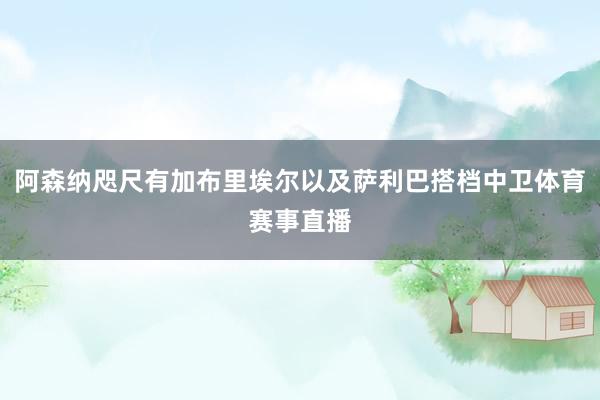 阿森纳咫尺有加布里埃尔以及萨利巴搭档中卫体育赛事直播