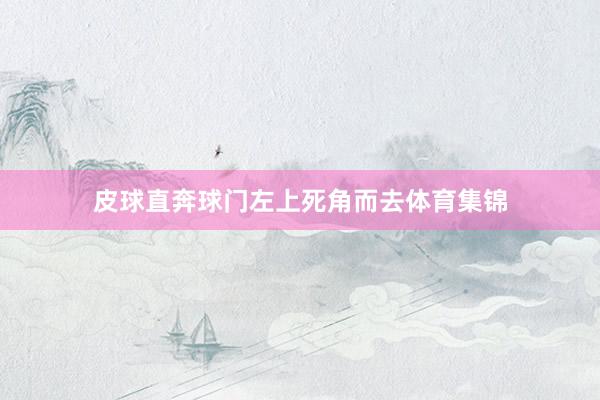 皮球直奔球门左上死角而去体育集锦
