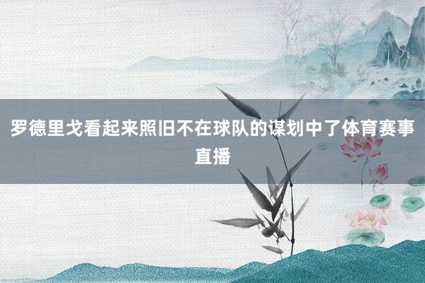 罗德里戈看起来照旧不在球队的谋划中了体育赛事直播