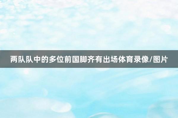 两队队中的多位前国脚齐有出场体育录像/图片