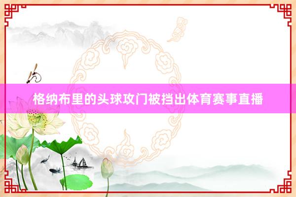 格纳布里的头球攻门被挡出体育赛事直播