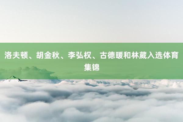 洛夫顿、胡金秋、李弘权、古德暖和林葳入选体育集锦