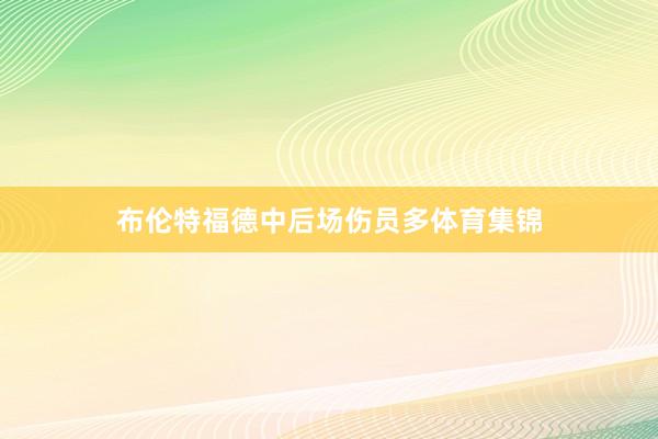 布伦特福德中后场伤员多体育集锦