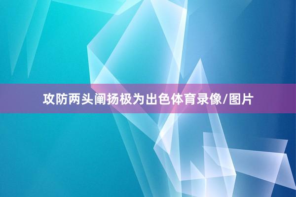 攻防两头阐扬极为出色体育录像/图片