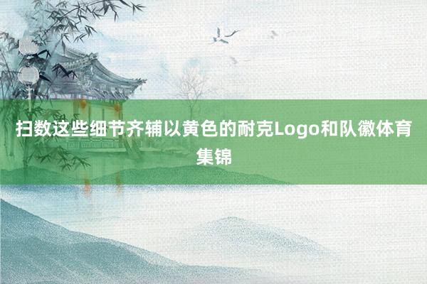 扫数这些细节齐辅以黄色的耐克Logo和队徽体育集锦